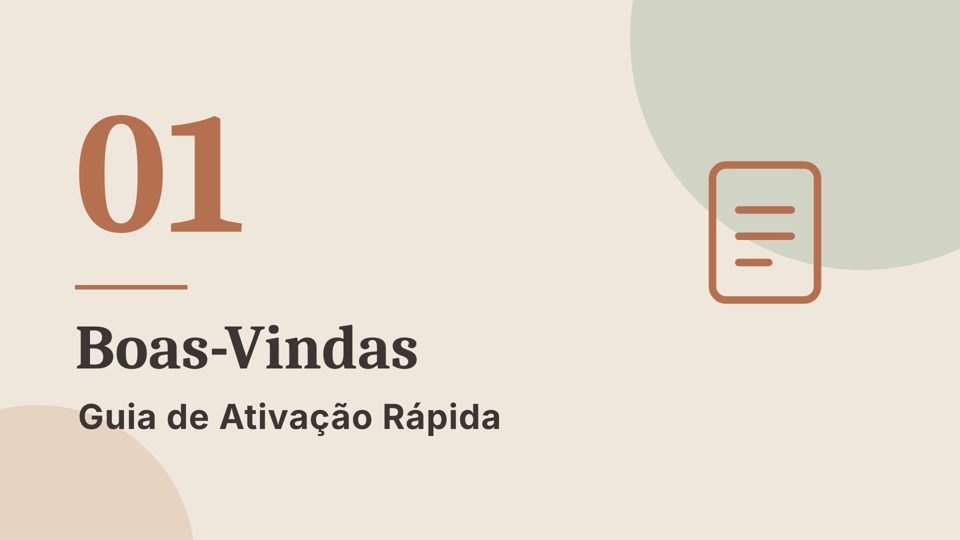 Módulo 01, Boas-Vindas