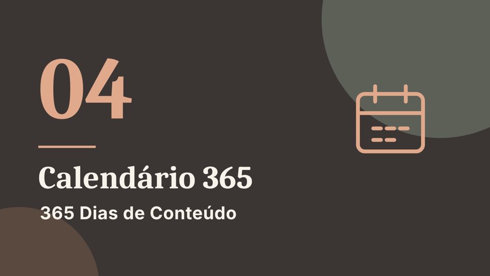 Módulo 04, Calendário 365
